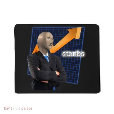 Stonks Surreal Memes Funny Stock Mousepad