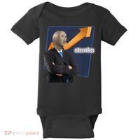 Stonks Surreal Memes Funny Stock Baby Bodysuit thumb 0