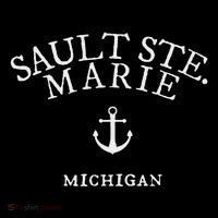 Sault Ste. Marie Michigan Nautical Ocean Bucket Hat thumb 4