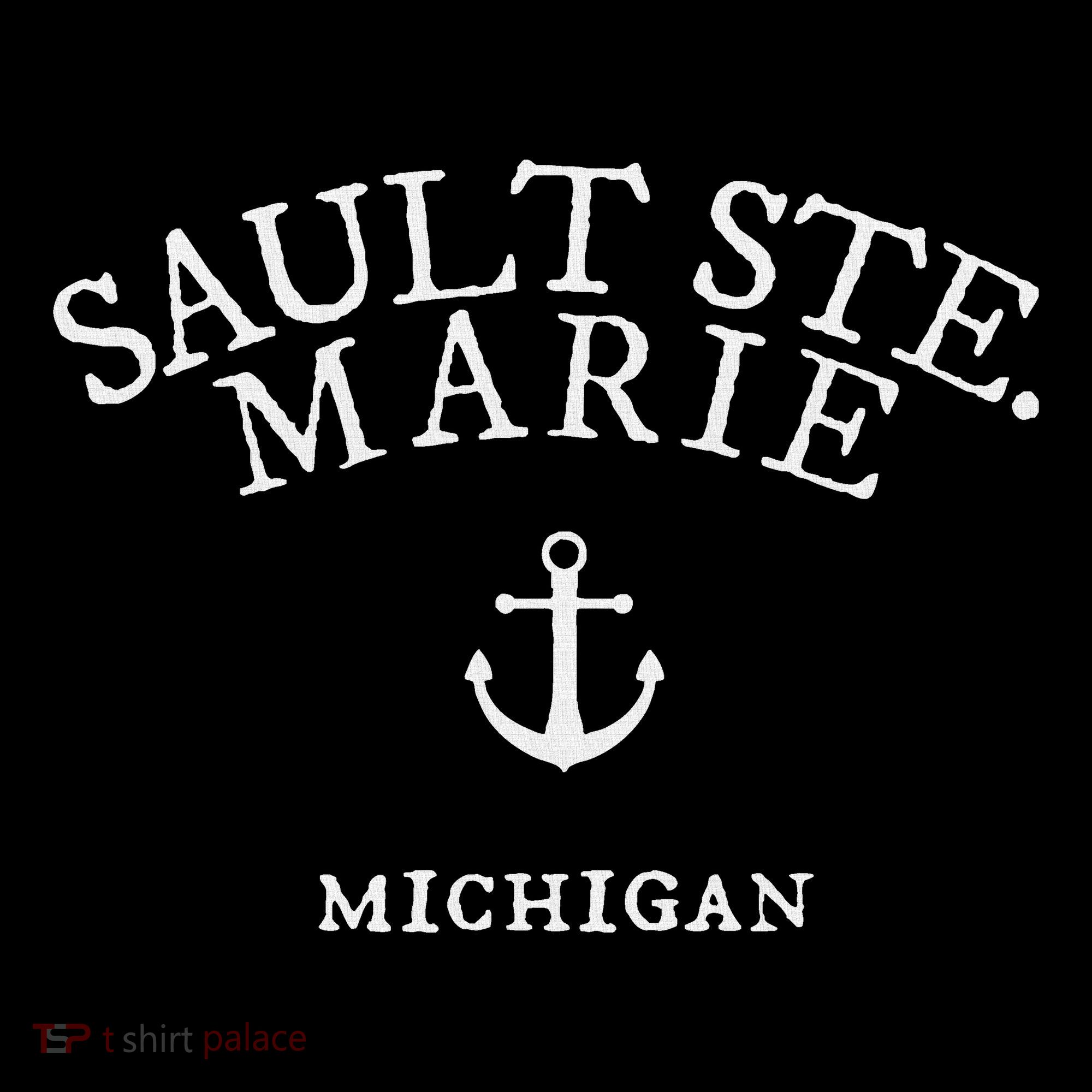 Sault Ste. Marie Michigan Nautical Ocean Mousepad