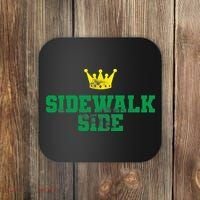 Sidewalk Side Mardi Gras Funny Festival Parade Costume Coaster thumb 0