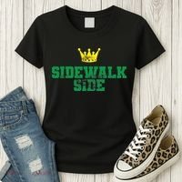 Sidewalk Side Mardi Gras Funny Festival Parade Costume Women's T-Shirt thumb 3