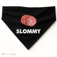 Slommy Salami Meme Oddly Specific Funny Memes Internet Memes USA-Made Doggie Bandana thumb 0