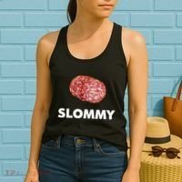 Slommy Salami Meme Oddly Specific Funny Memes Internet Memes Women's Tank Top thumb 2