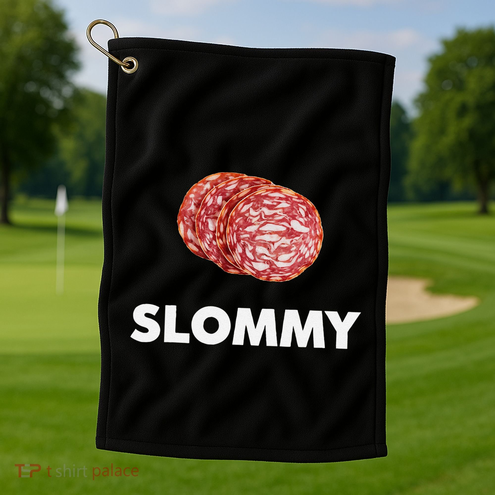 Slommy Salami Meme Oddly Specific Funny Memes Internet Memes Golf Towel