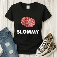 Slommy Salami Meme Oddly Specific Funny Memes Internet Memes Women's T-Shirt thumb 3