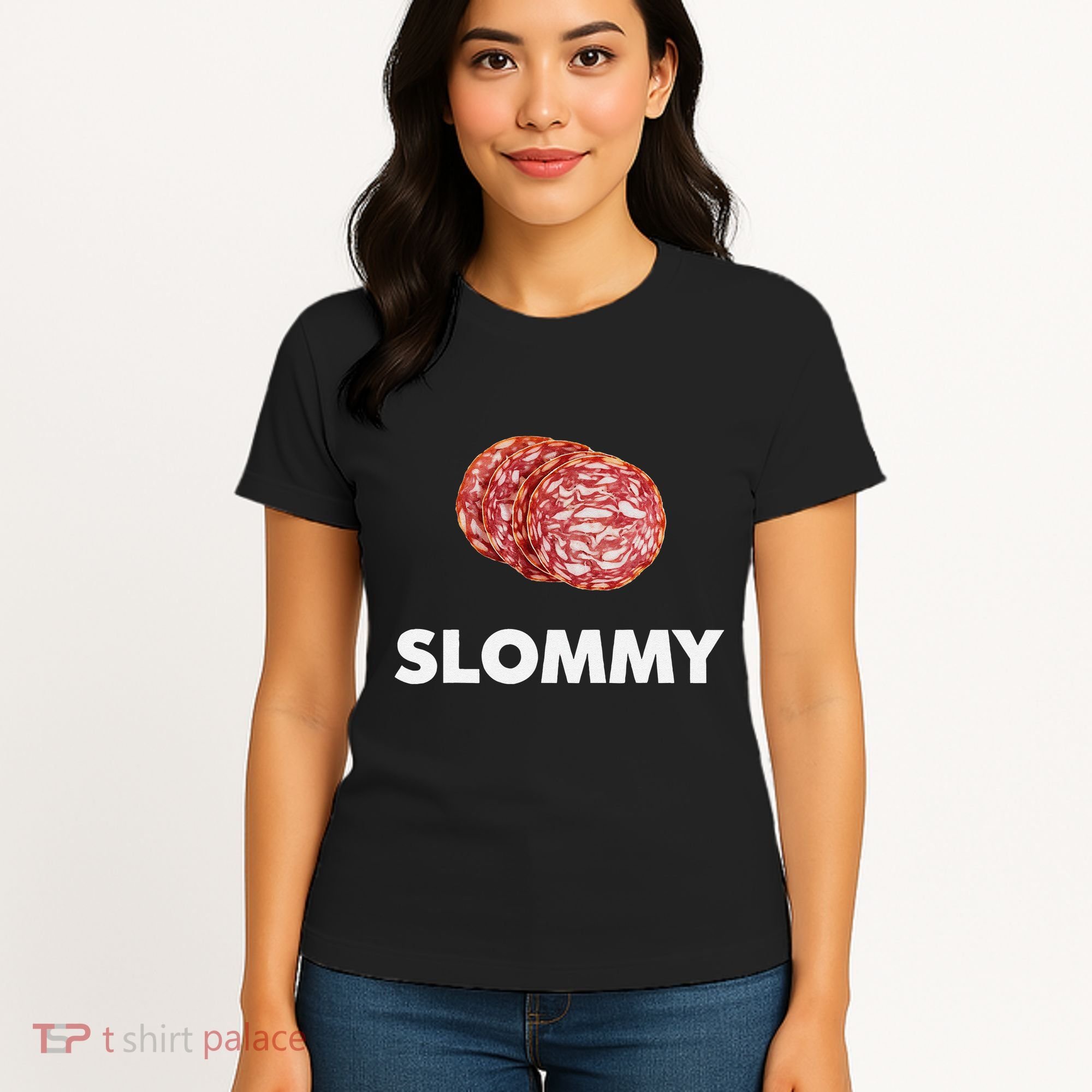 Slommy Salami Meme Oddly Specific Funny Memes Internet Memes Women's T-Shirt