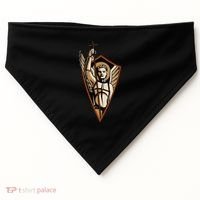 St Saint Michael the Archangel Catholic Angel Warrior USA-Made Doggie Bandana thumb 0