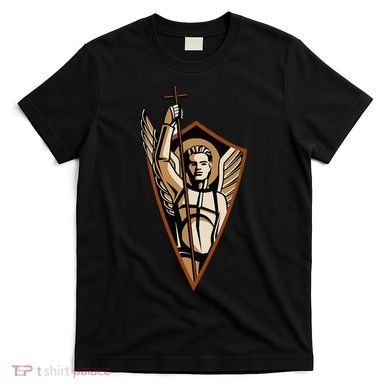 St Saint Michael the Archangel Catholic Angel Warrior T-Shirt