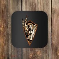 St Saint Michael the Archangel Catholic Angel Warrior Coaster thumb 0