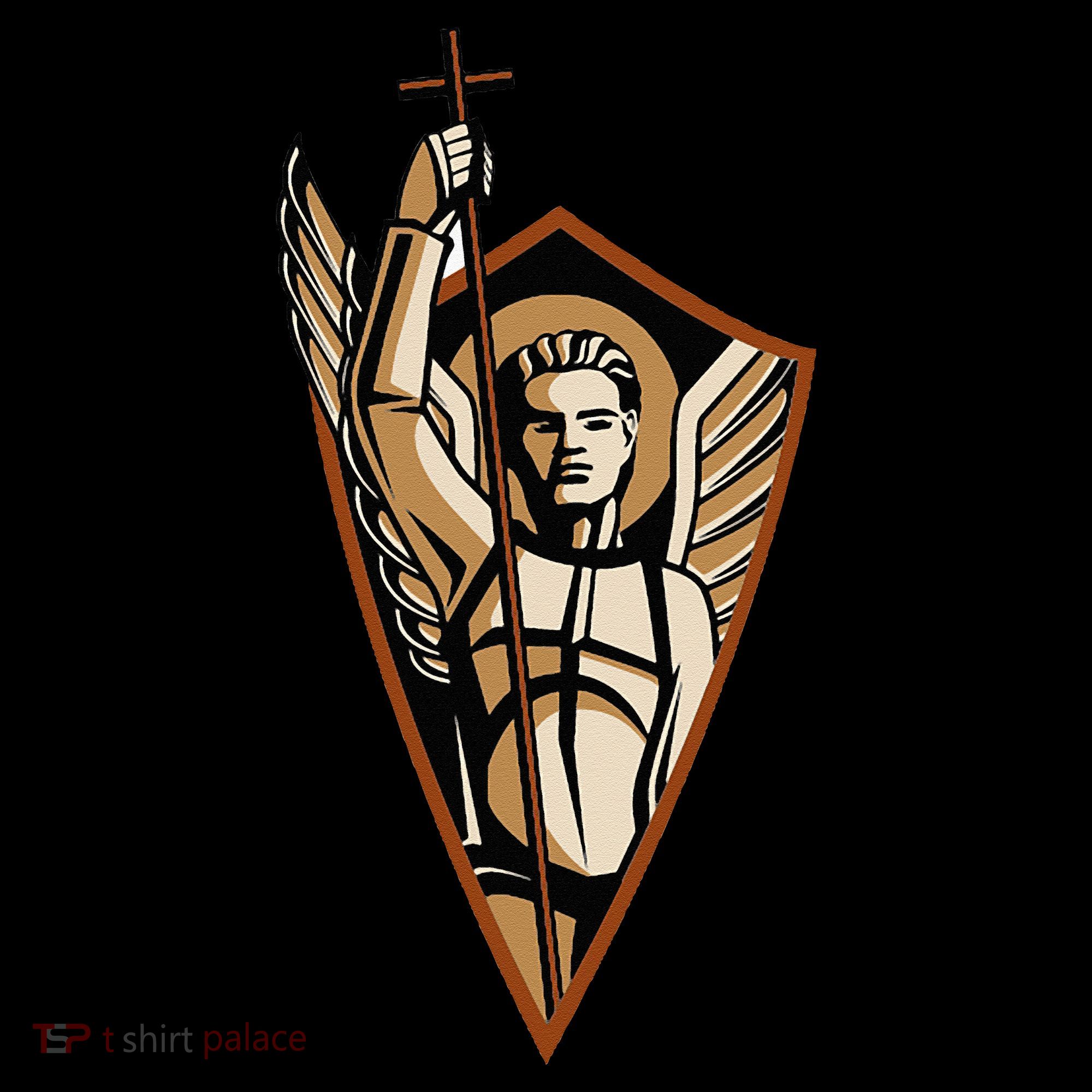 St Saint Michael the Archangel Catholic Angel Warrior Coaster