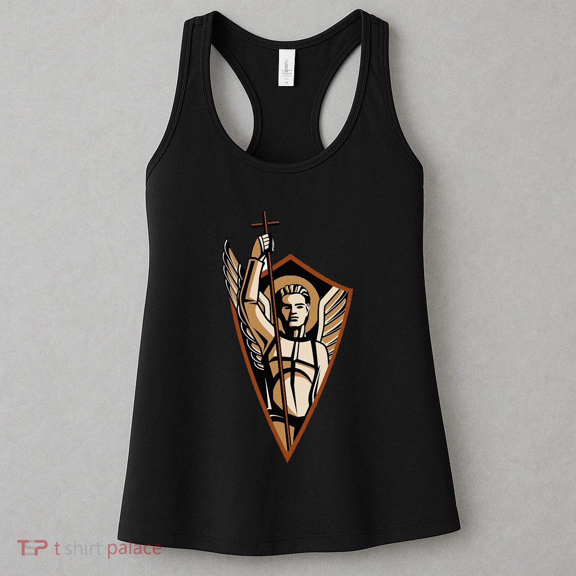 St Saint Michael the Archangel Catholic Angel Warrior Women's Tank Top