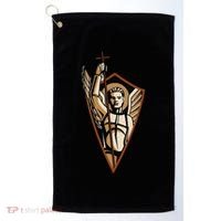 St Saint Michael the Archangel Catholic Angel Warrior Golf Towel thumb 0