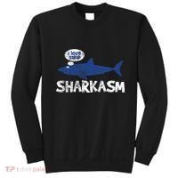 Shark Sharkasm Marine Biology Sweatshirt thumb 0