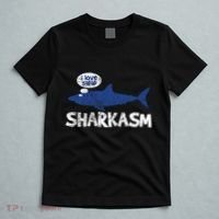 Shark Sharkasm Marine Biology T-Shirt thumb 5
