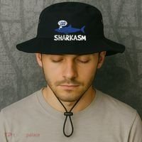 Shark Sharkasm Marine Biology Bucket Hat thumb 2