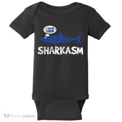 Shark Sharkasm Marine Biology Baby Bodysuit