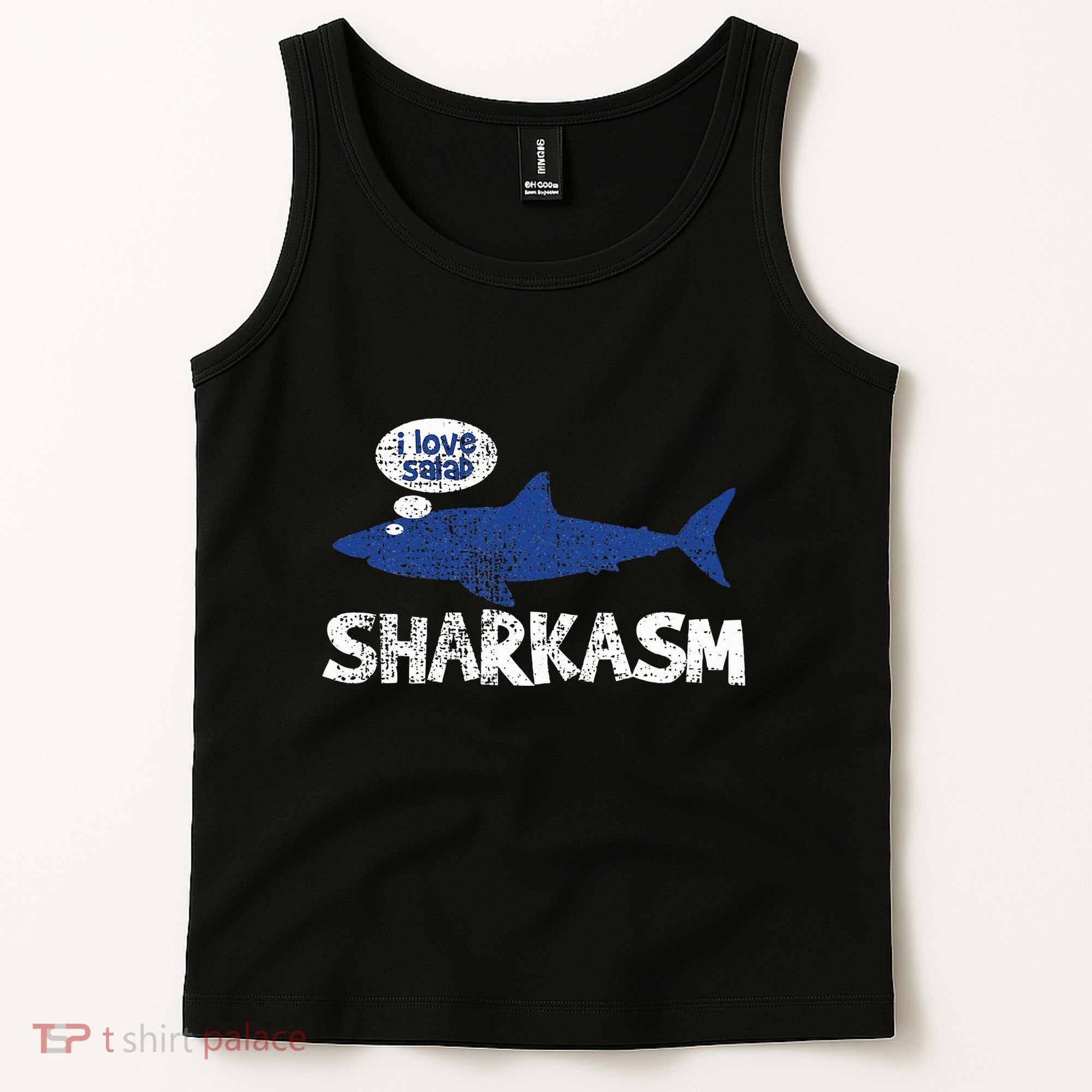 Shark Sharkasm Marine Biology Tank Top