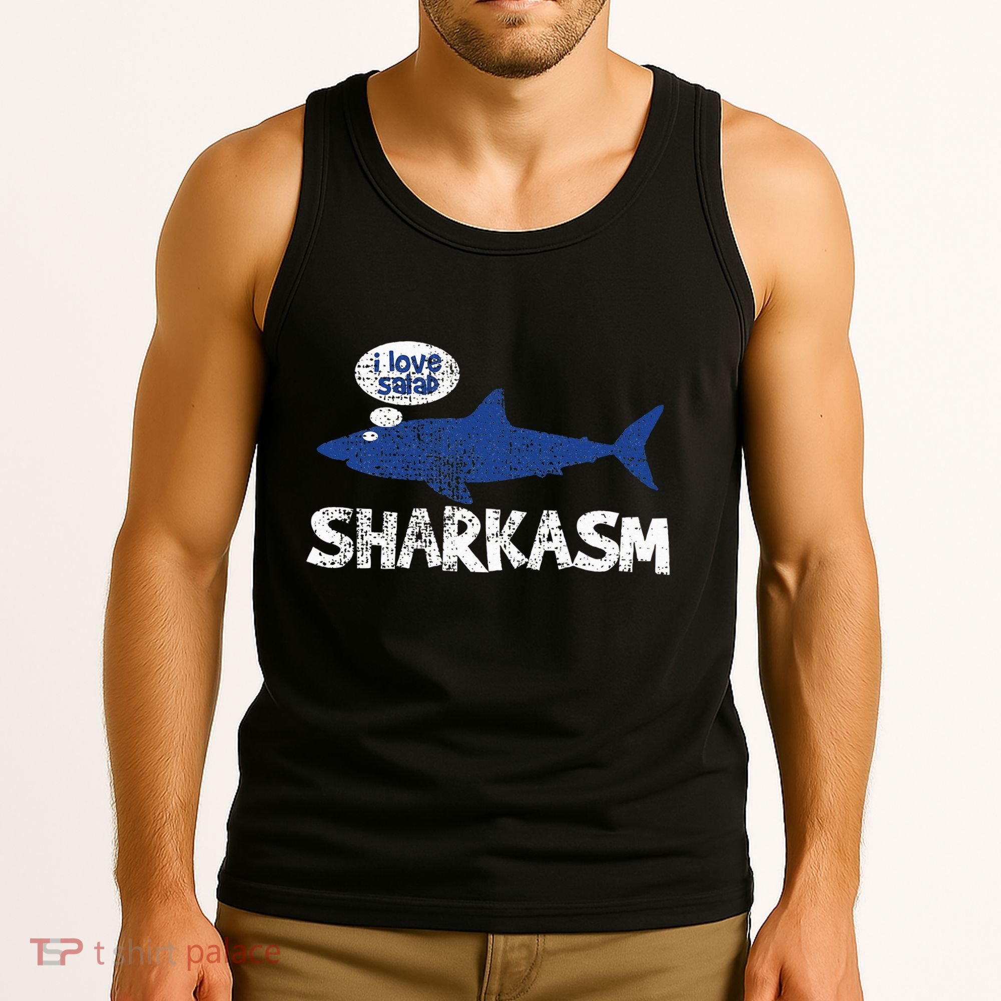 Shark Sharkasm Marine Biology Tank Top