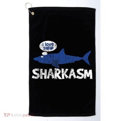 Shark Sharkasm Marine Biology Golf Towel
