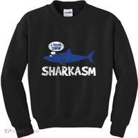 Shark Sharkasm Marine Biology Kids Sweatshirt thumb 0