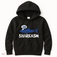 Shark Sharkasm Marine Biology Kids Hoodie thumb 0