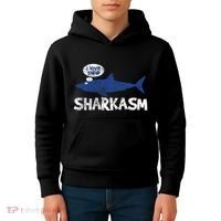Shark Sharkasm Marine Biology Kids Hoodie thumb 4
