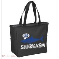 Shark Sharkasm Marine Biology Tote Bag thumb 2