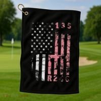 Stick Shift Muscle Car 6 Gears Mechanic Independence Day Golf Towel thumb 1