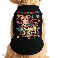 Sugar Skull Mexican Dachshund Bone Halloween Day Of Dead Doggie Tank thumb 0