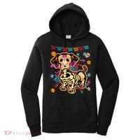 Sugar Skull Mexican Dachshund Bone Halloween Day Of Dead Women's Hoodie thumb 0