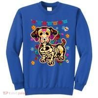 Sugar Skull Mexican Dachshund Bone Halloween Day Of Dead Sweatshirt thumb 0