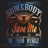 Somebody Save Me From Myself Bull Country Beanie thumb 2