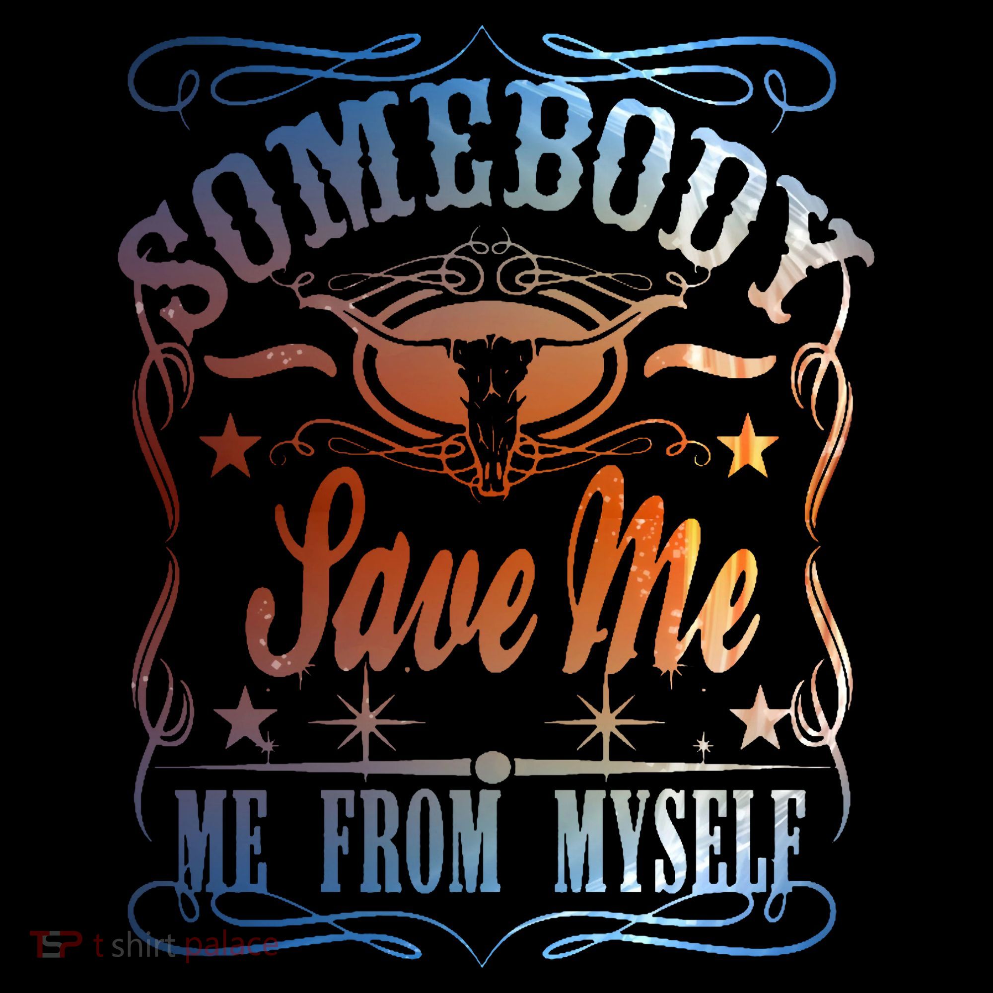 Somebody Save Me From Myself Bull Country Mousepad