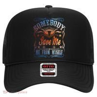 Somebody Save Me From Myself Bull Country Hat thumb 0