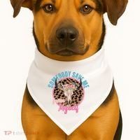 Somebody Save Me From Myself Country Music Retro USA-Made Doggie Bandana thumb 1