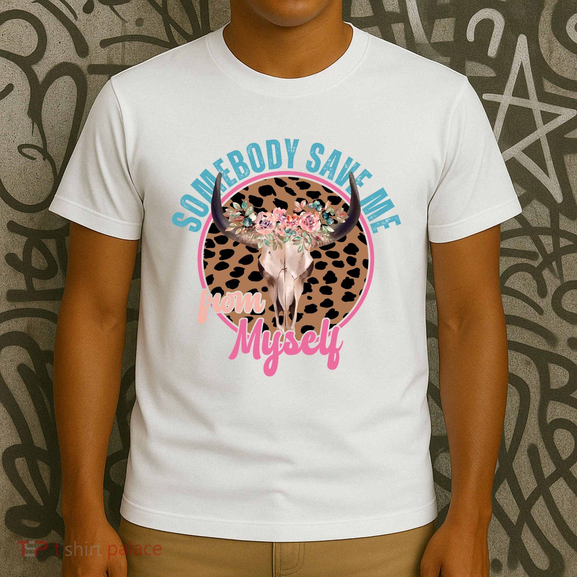 Somebody Save Me From Myself Country Music Retro T-Shirt