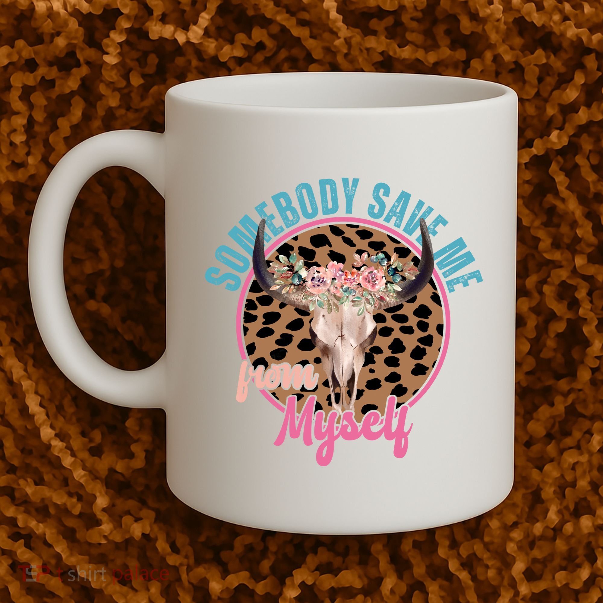 Somebody Save Me From Myself Country Music Retro Coffee Mug