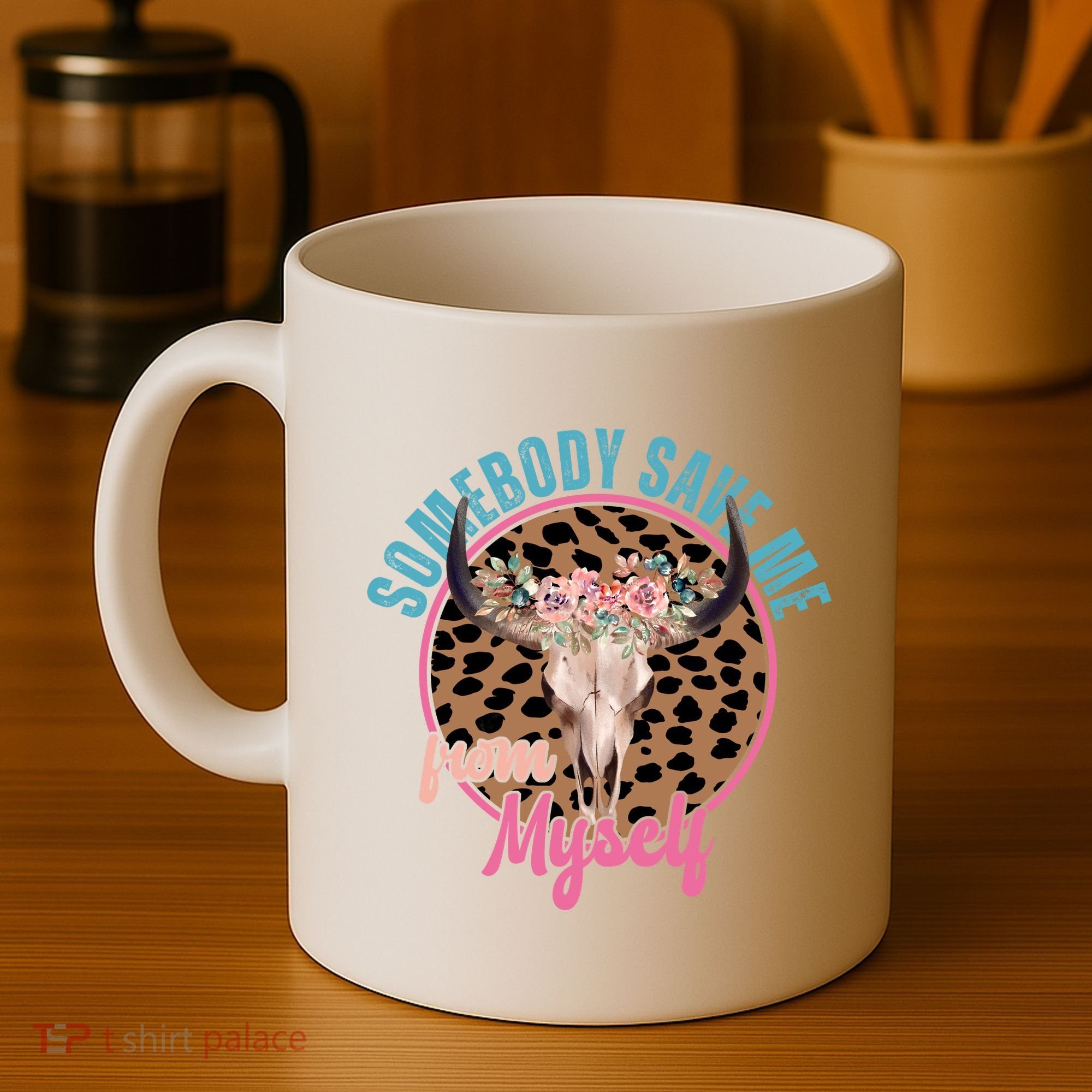 Somebody Save Me From Myself Country Music Retro Coffee Mug