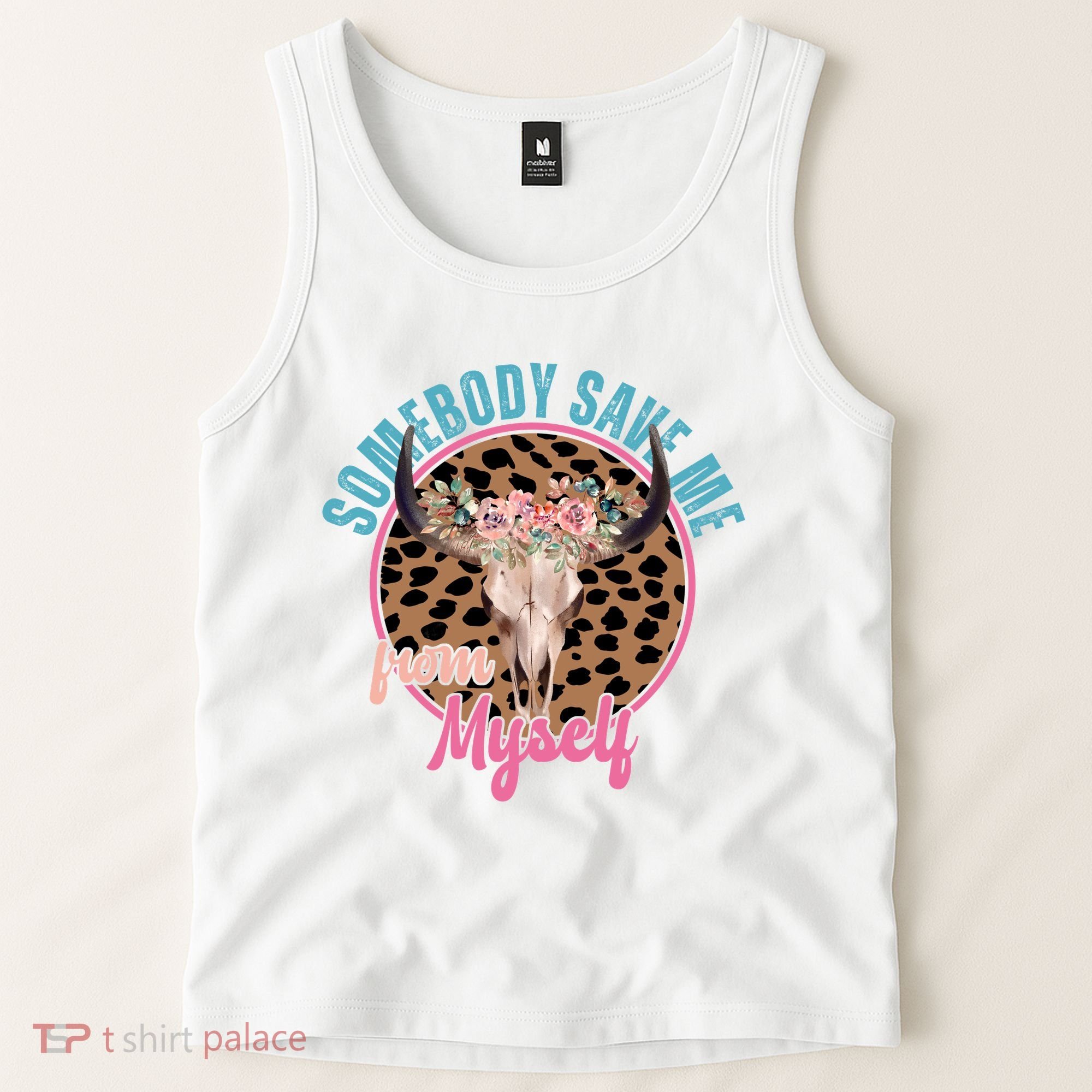 Somebody Save Me From Myself Country Music Retro Tank Top