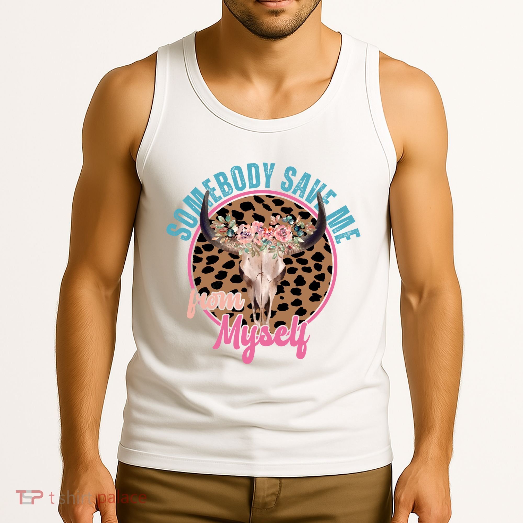 Somebody Save Me From Myself Country Music Retro Tank Top