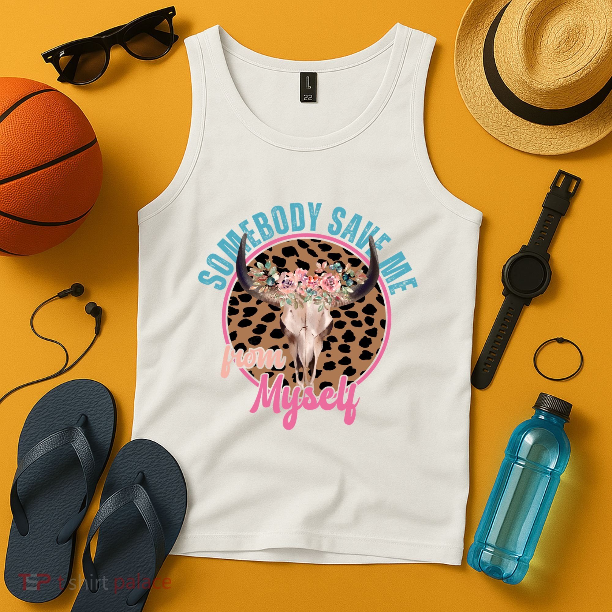 Somebody Save Me From Myself Country Music Retro Tank Top