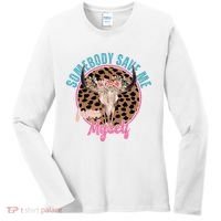 Somebody Save Me From Myself Country Music Retro Women's Long Sleeve Shirt thumb 0