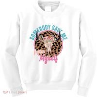 Somebody Save Me From Myself Country Music Retro Kids Sweatshirt thumb 0