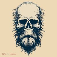 Sasquatch Skull Minimalist Bigfoot Horror Skull Tote Bag thumb 4