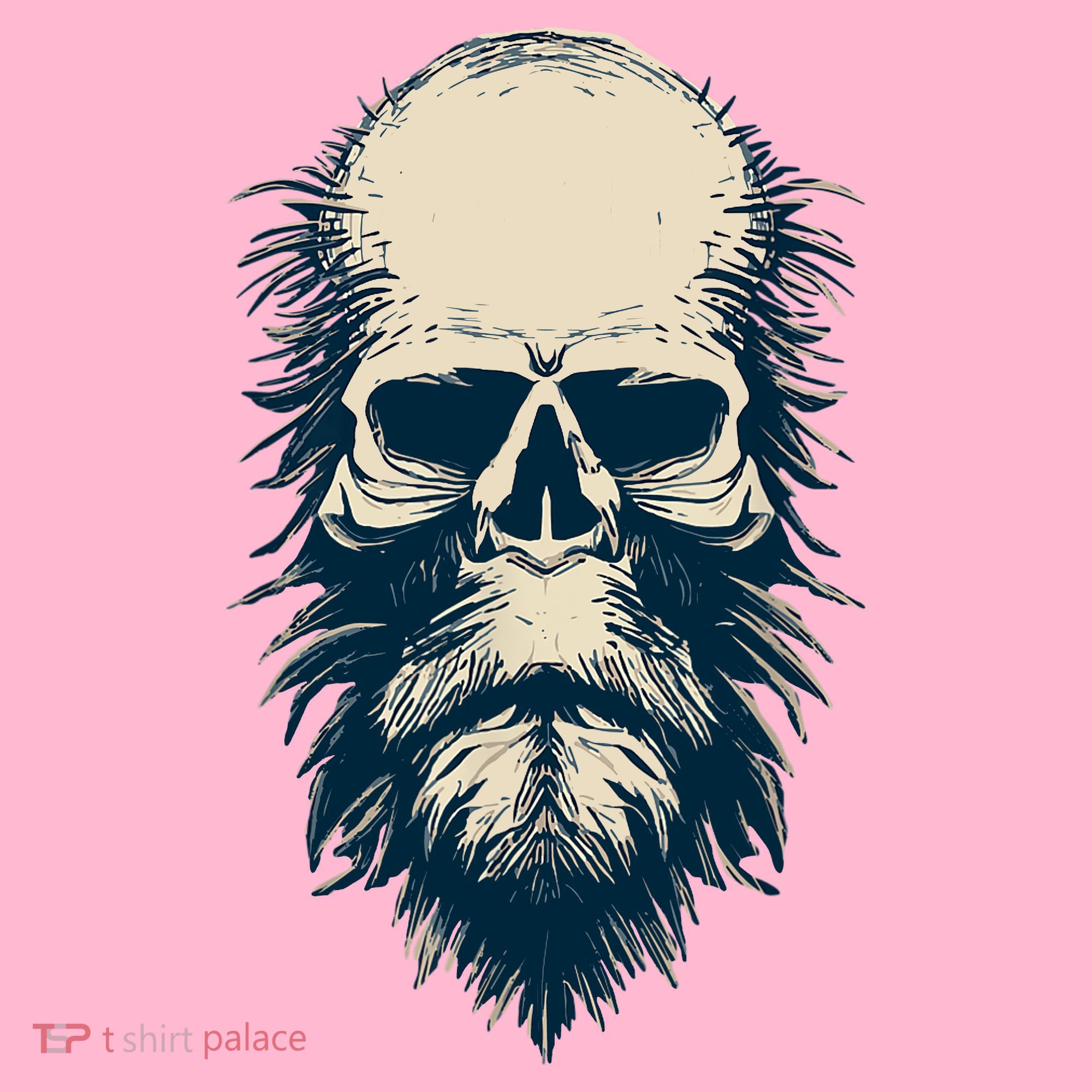 Sasquatch Skull Minimalist Bigfoot Horror Skull Coaster