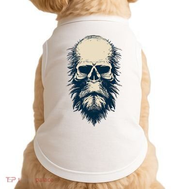 Sasquatch Skull Minimalist Bigfoot Horror Skull Doggie Tank