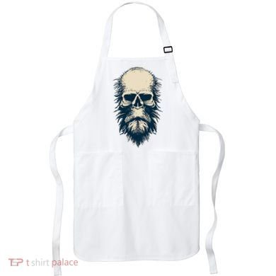Sasquatch Skull Minimalist Bigfoot Horror Skull Apron