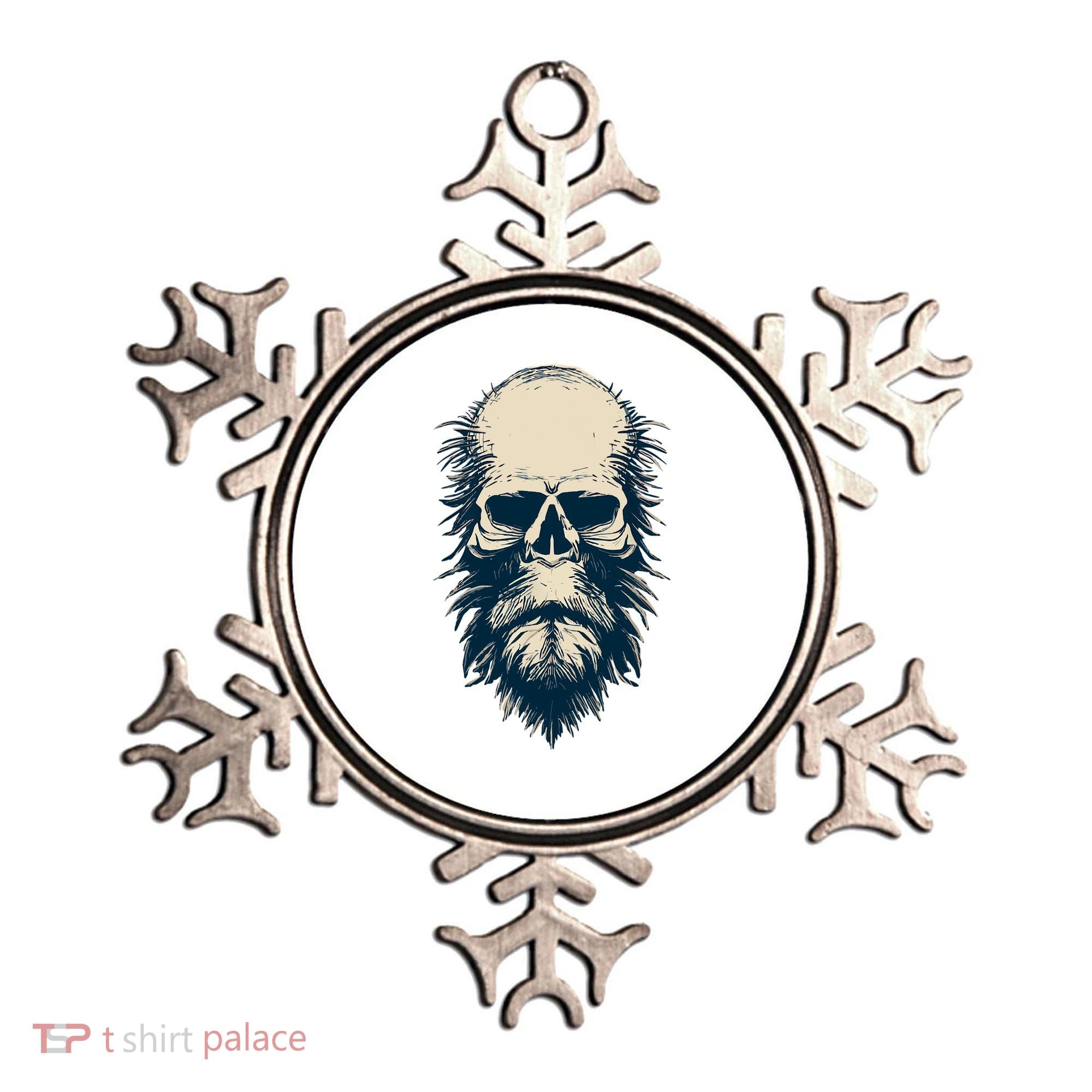 Sasquatch Skull Minimalist Bigfoot Horror Skull Ornament