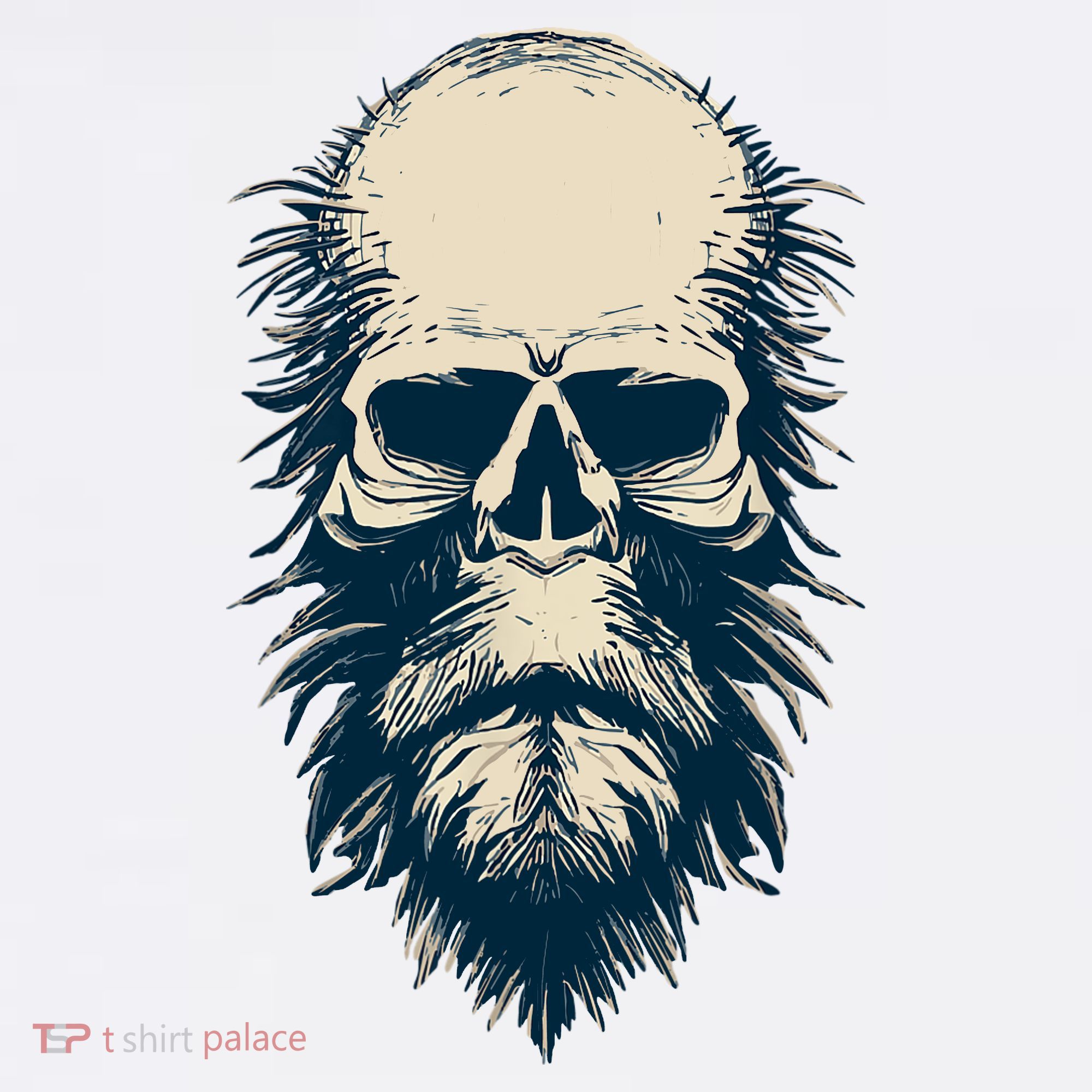 Sasquatch Skull Minimalist Bigfoot Horror Skull Tank Top